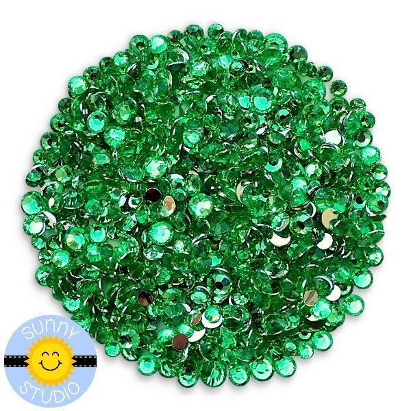 7mm Crystal Clear CH38 Preset Rhinestones - 100 Pieces