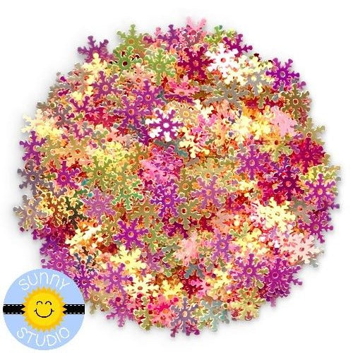 23mm Iridescent Snowflake Sequins by POP!