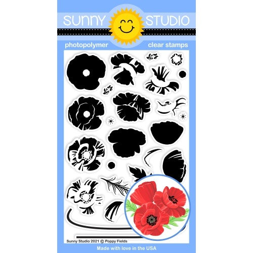 Poppy Fields Stamps