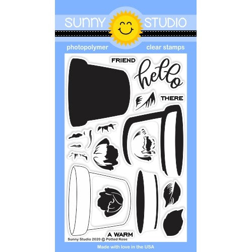 Sunny Studio Stamps 3x4 Clear Kinsley Alphabet Stamps