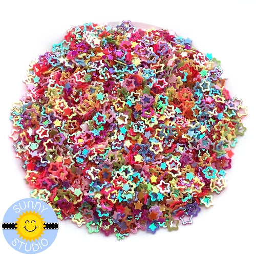 Sunny Studio Mermaid Shells Confetti Clay Sprinkles Embellishments - Sunny  Studio Stamps