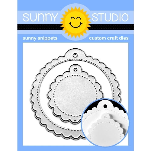 Scalloped Tags-Circle