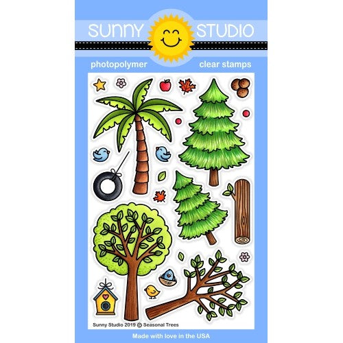 Seasonal Trees Stamps