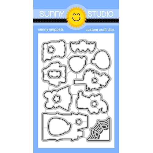 Sunny Studio Stamps Snowflake Circle Frame Sunny Snippets Dies