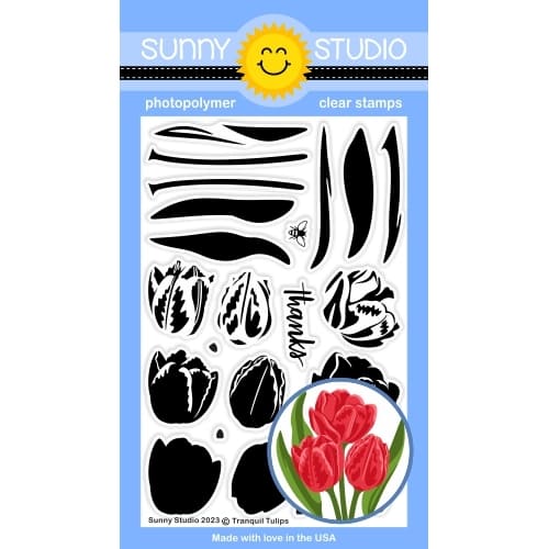 Tranquil Tulips Stamps