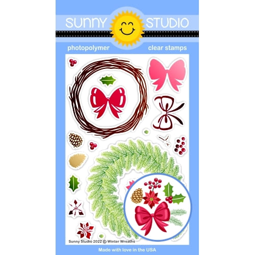 Winter Wreaths Stamps