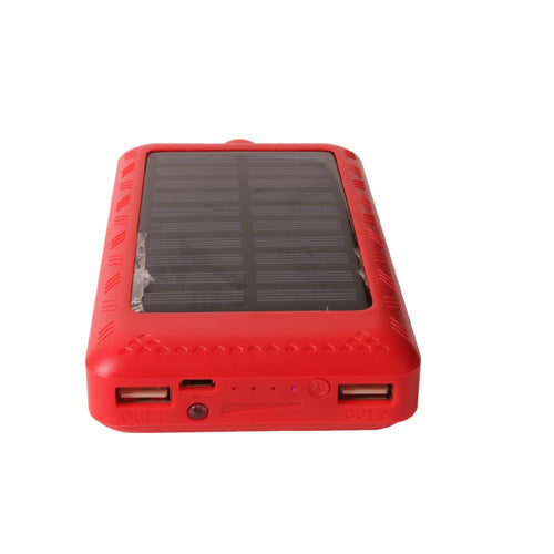 8000mah Dual USB Portable Solar Power Bank, 20 LED Torch, Backup Batte –  Recycle.Green