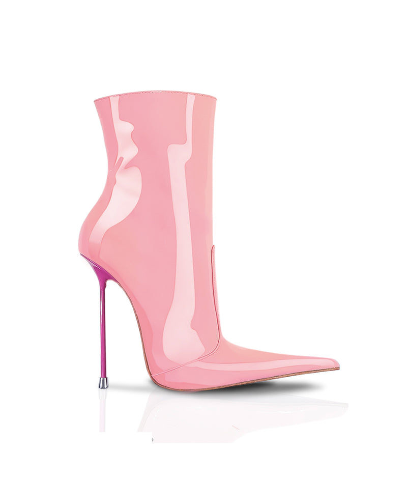 pink stiletto boots