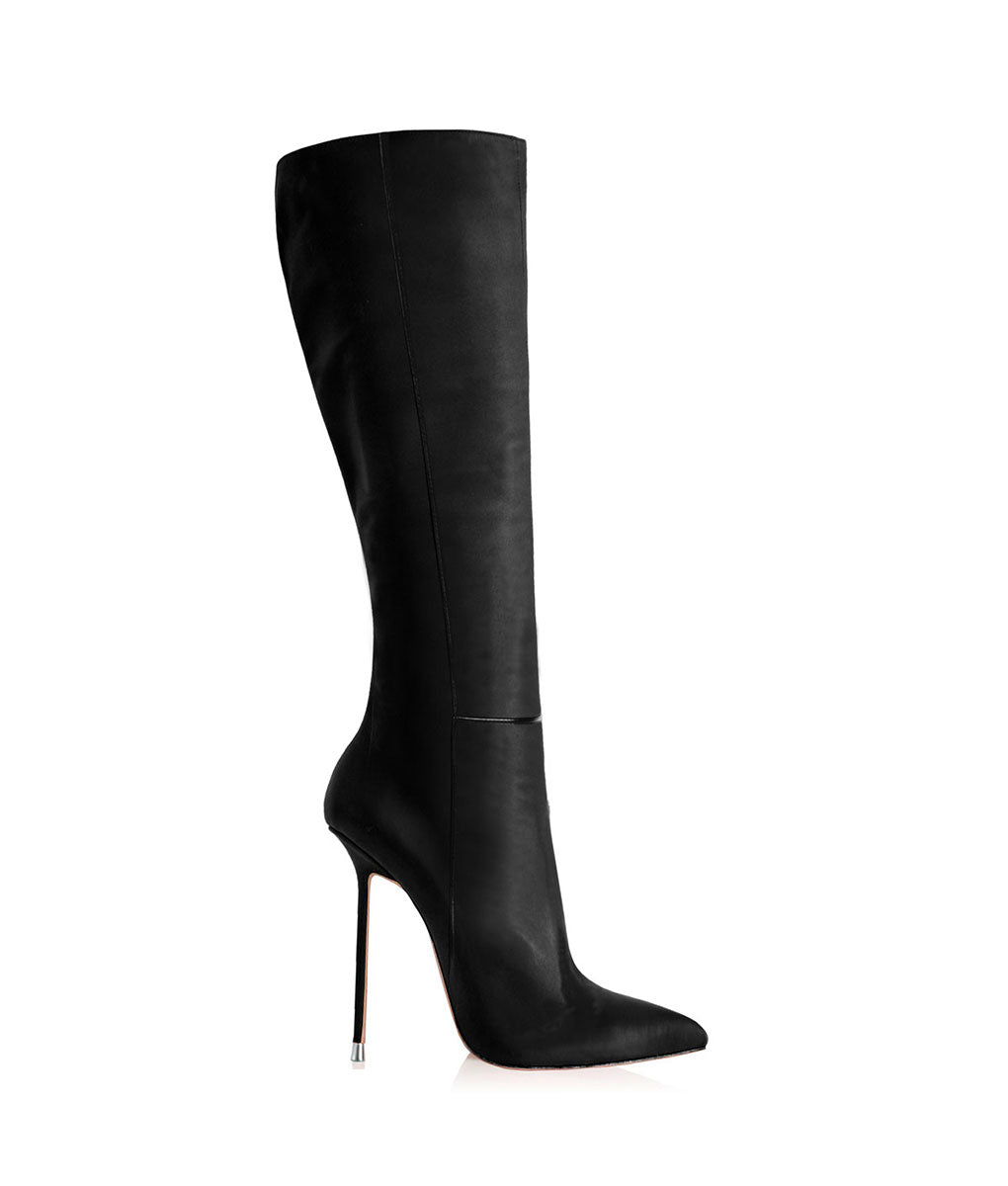 Dali Black · Charlotte Luxury Boots · Luxury High Heel Pointy Boots ...