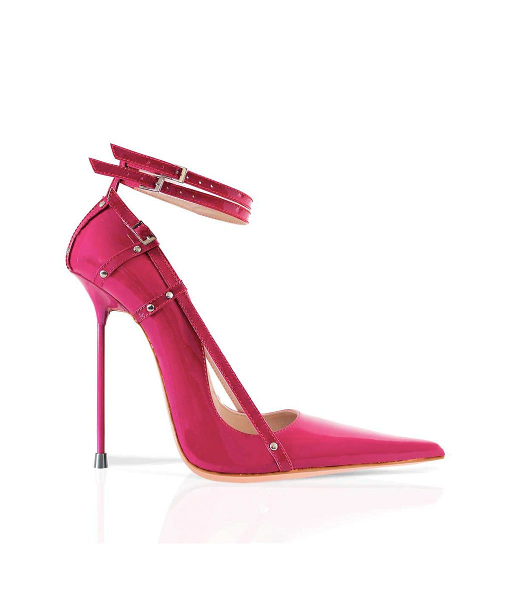 Traze Aubergine Patent · Charlotte Luxury Shoes · Luxury High Heel ...