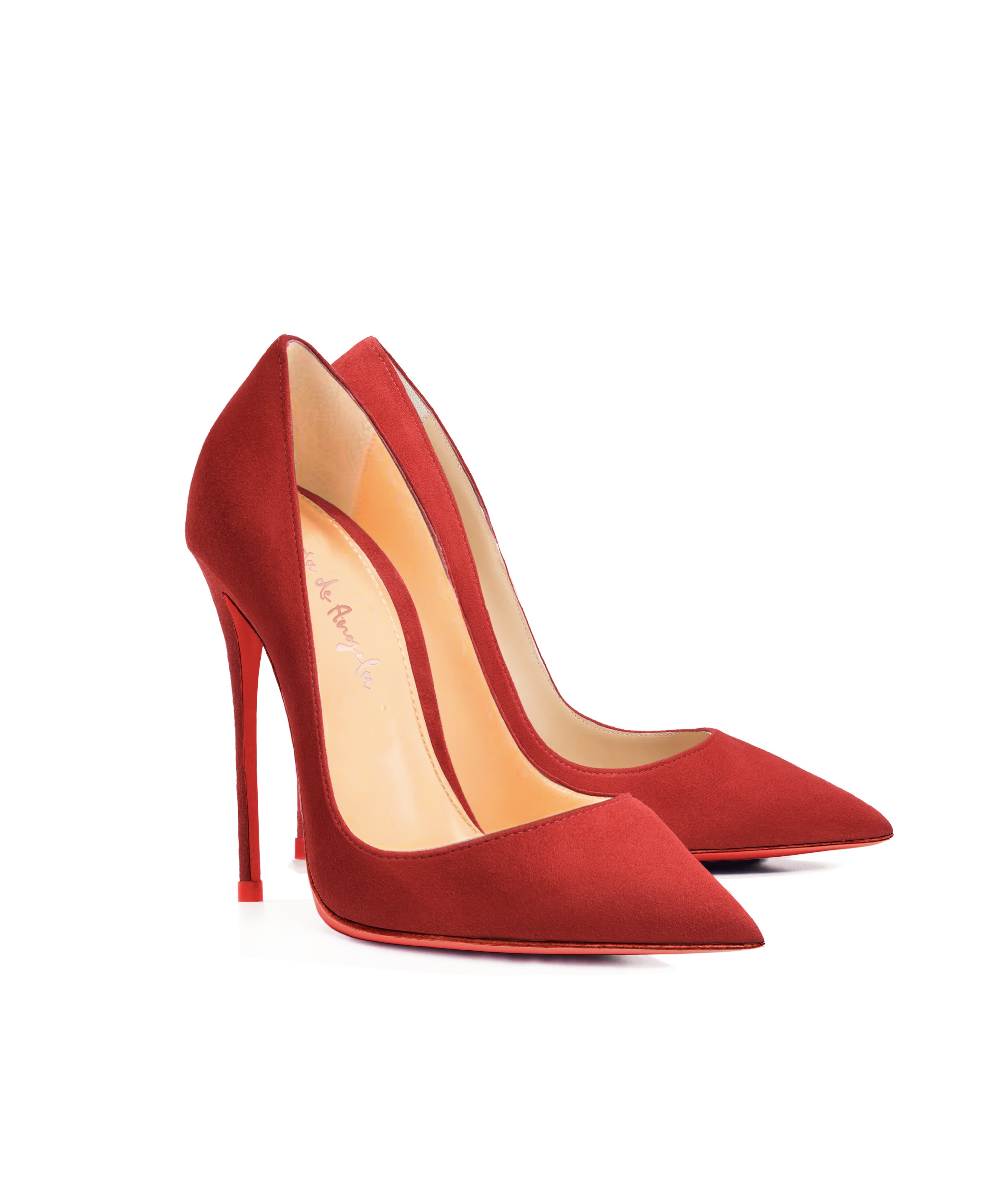 Adhara Red Suede · Charlotte Luxury High Heels Shoes · Ada de Angela ...
