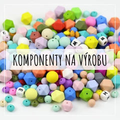 Silikónové korálky a komponenty na výrobu