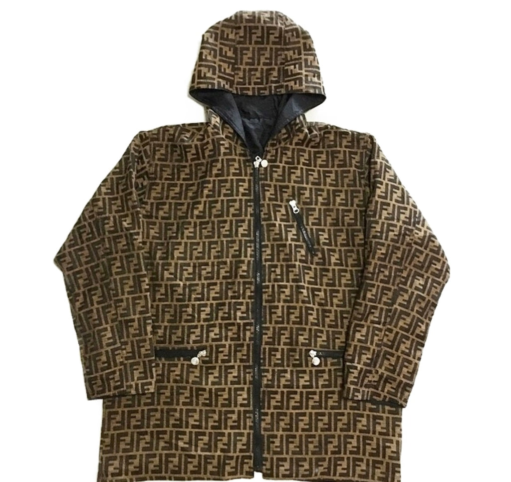 fendi monogram reversible jacket