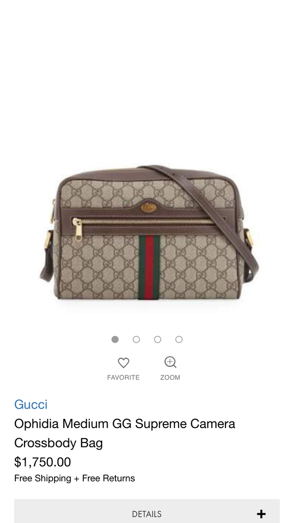 gucci supreme ophidia bag