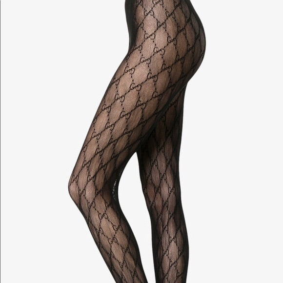 gucci gg logo tights