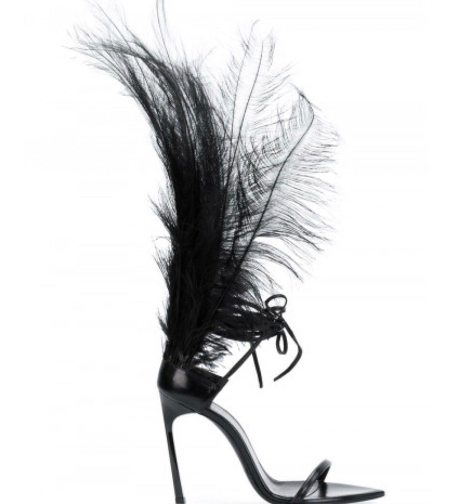 feather heels ysl
