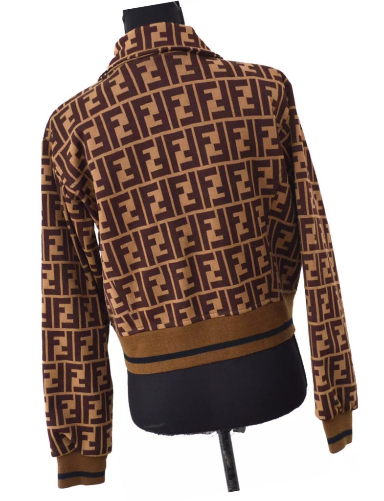 fendi monogram bomber jacket