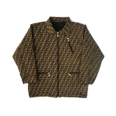 fendi monogram reversible jacket