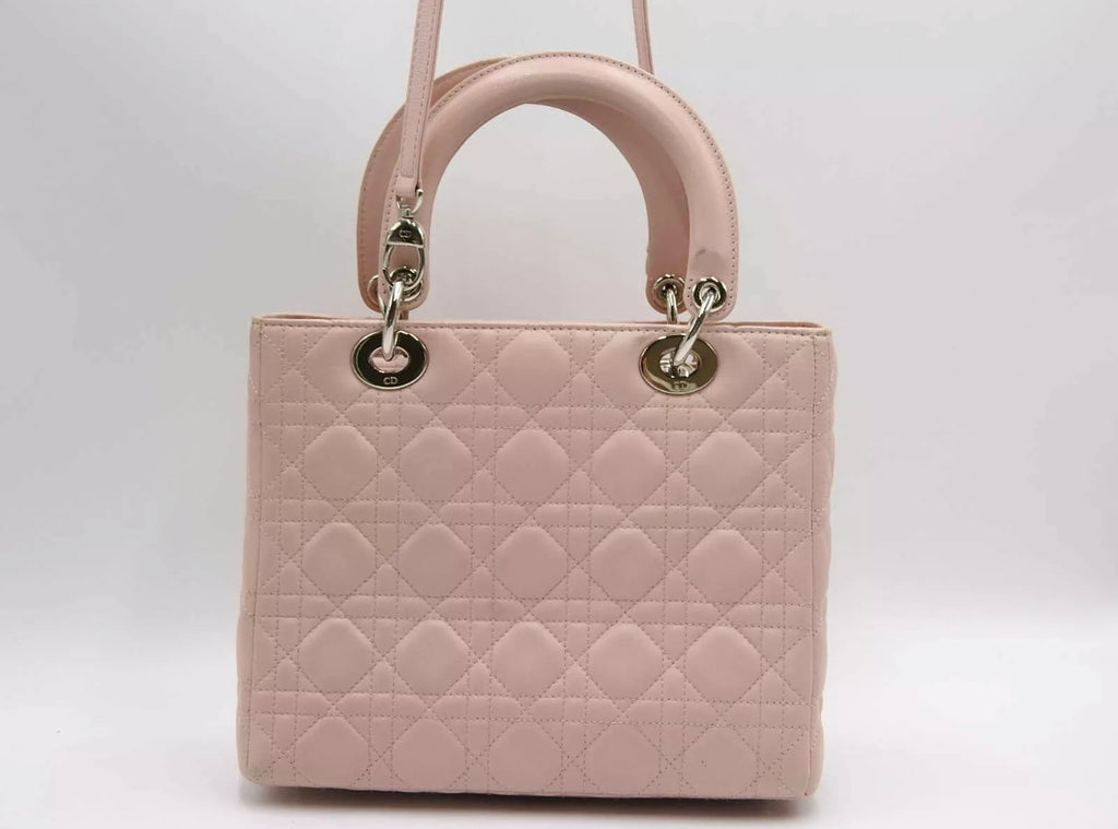 pink christian dior bag