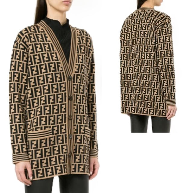 fendi zucca cardigan