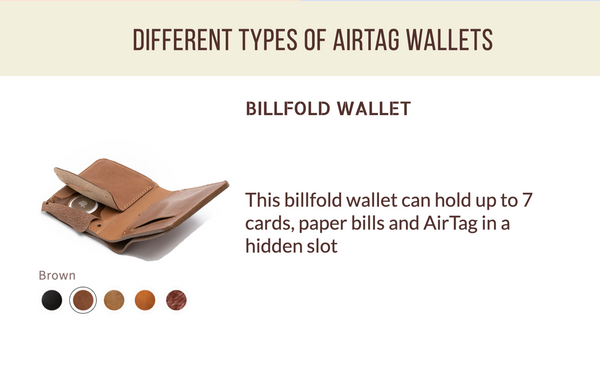 the best airtag billfold wallet