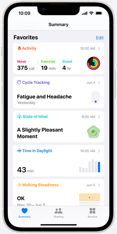 Gesundheits-App iOS 17 iPhone neue Funktionen KI