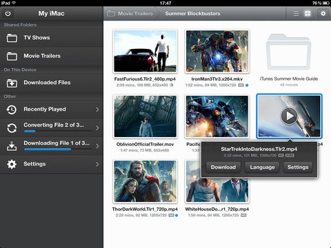 Air Video HD for iPad