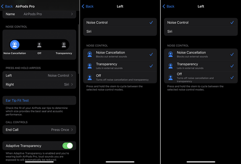 Customize the Presses on airpods pro