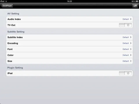 GoodPlayer for iPad