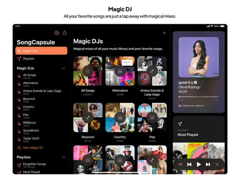 SongCapsule auf dem iPad