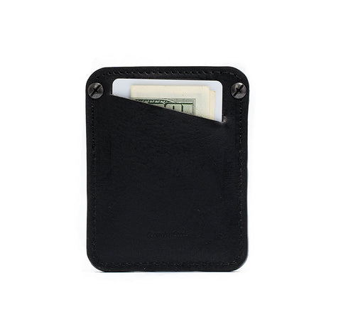 Premium AirTag Wallet - leather card & cash holder | geometricgoods.com