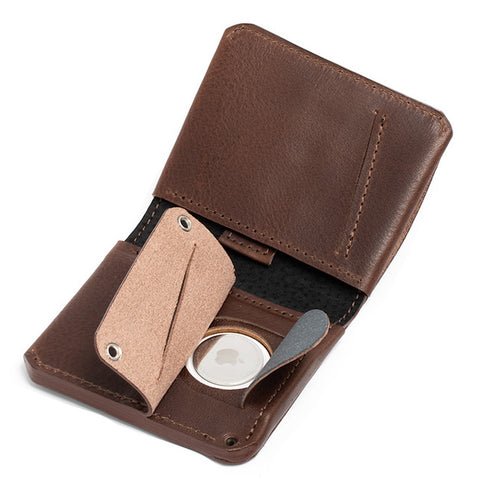 AirTag wallet with hidden slot