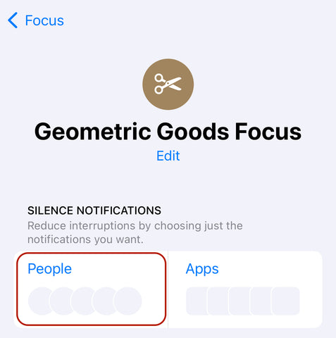 focus mode Customizing Notification Filters add contacts on iPhone 15 with iOS 17