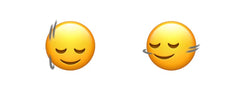 iOS 17.4 New Smileys shaking head