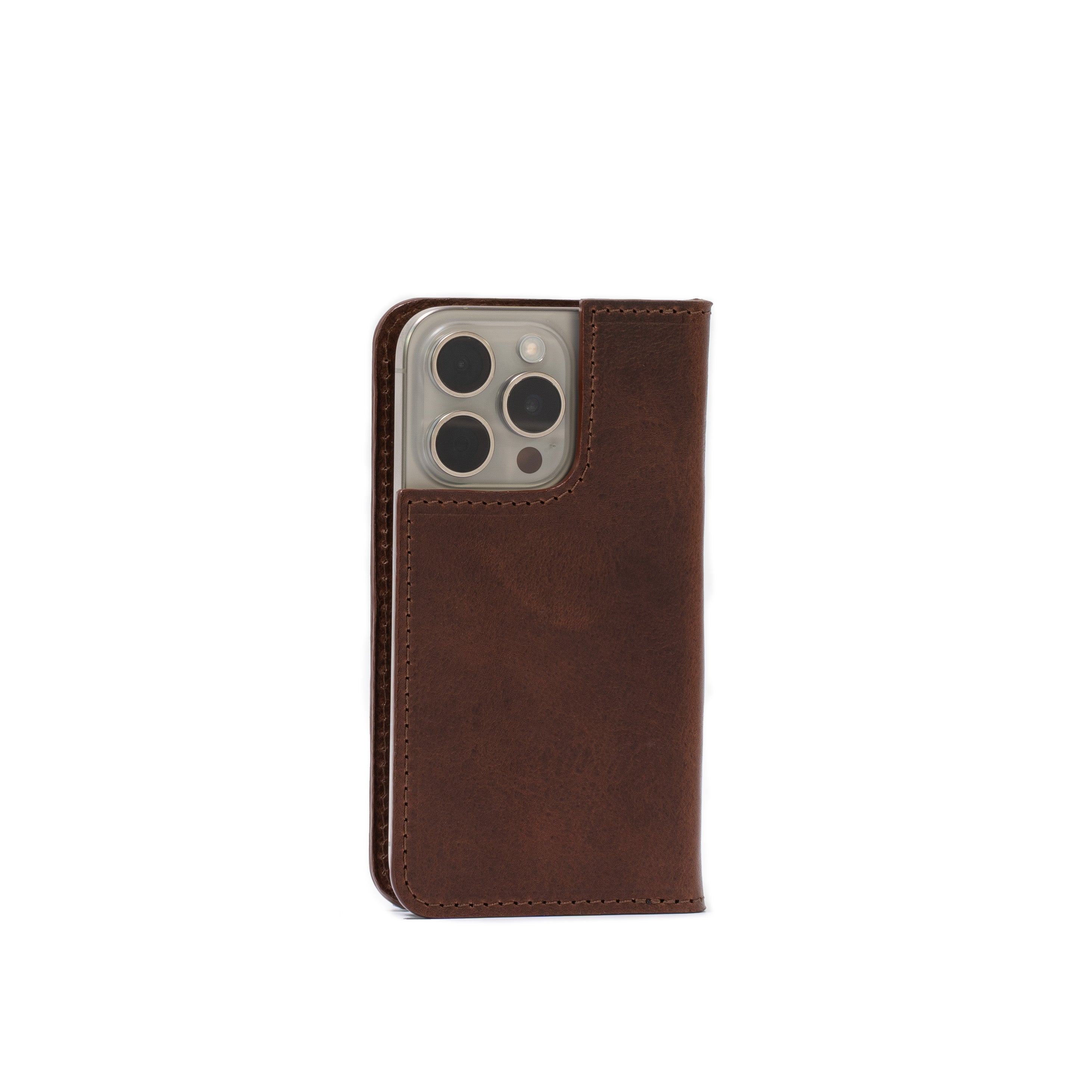 LV Forever Leather Case for iPhone - Brown