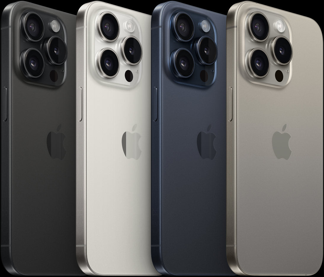 iPhone 15 Pro and 15 Pro Max design colors