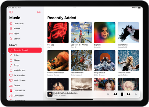 listen apple music on iPad