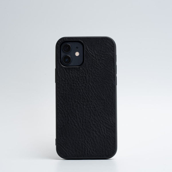 Leather iPhone case Vectors, handcrafted from premium vegetable tanned  leather - Shop Geometric Goods Phone Cases - Pinkoi