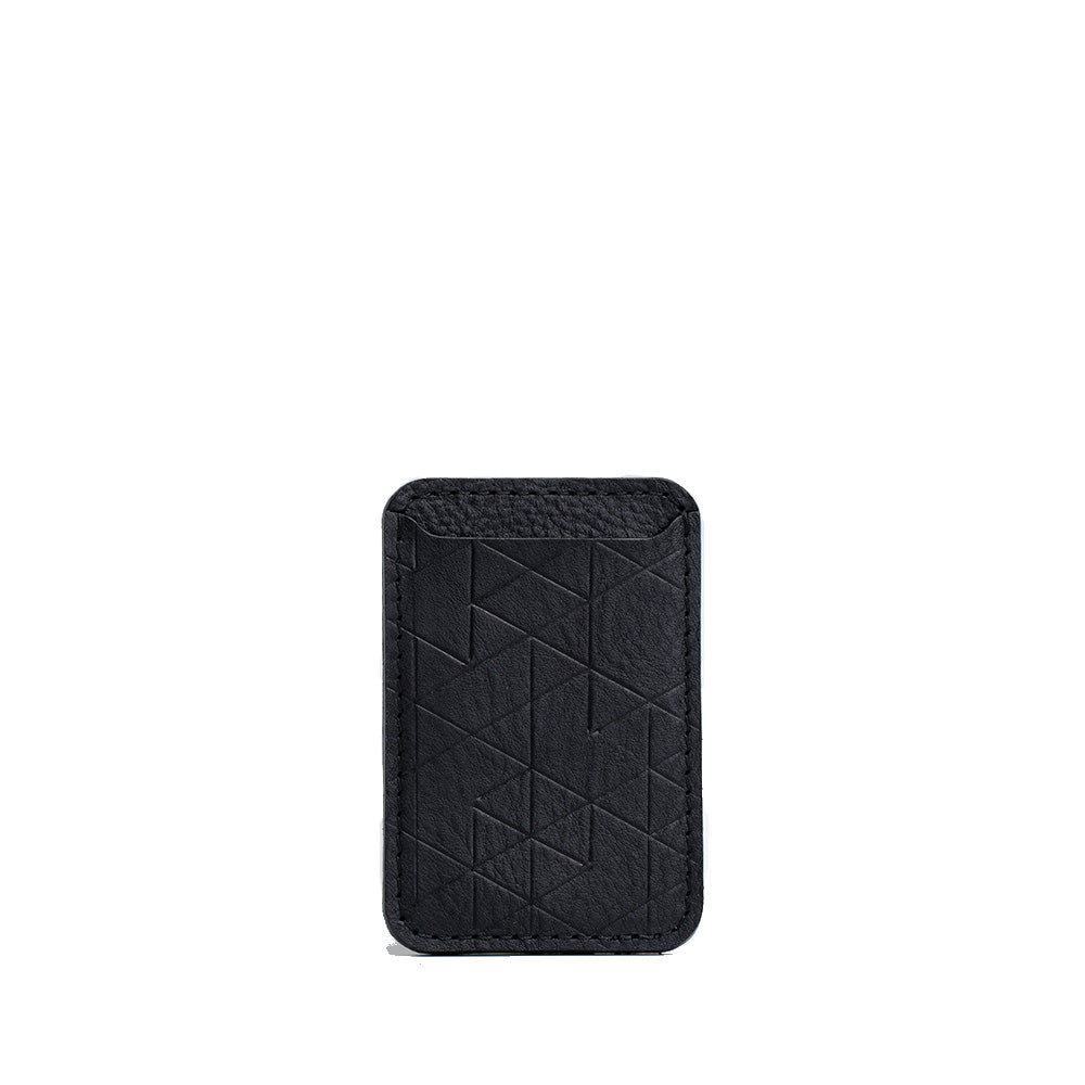 Leather MagSafe Wallet - Vectors by Geometric Goods Red