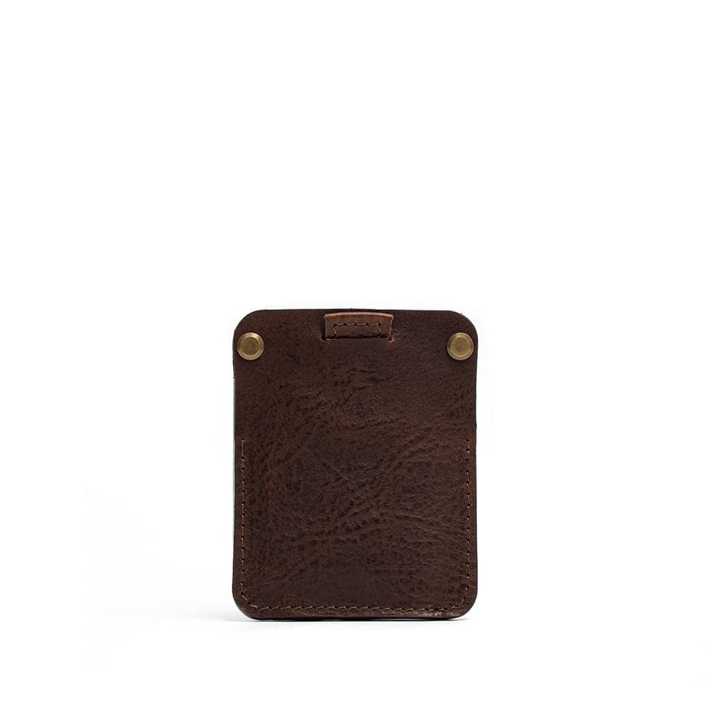 Airtag Minimalist Wallet | Slim Wallet | Genuine Leather Wallet | RFID Wallet | Leather Card Holder | Brown