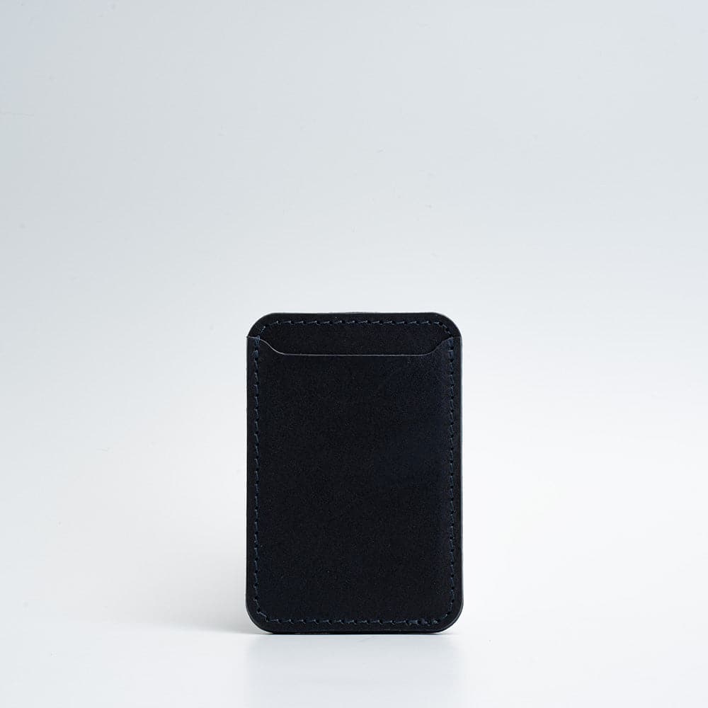 Blue/Black Leather Cardholder Wallet