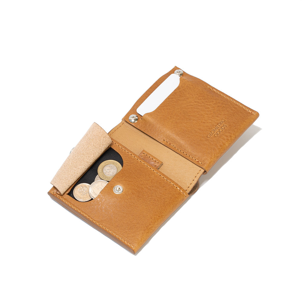 Orange Bifold Wallet & Coin Pouch