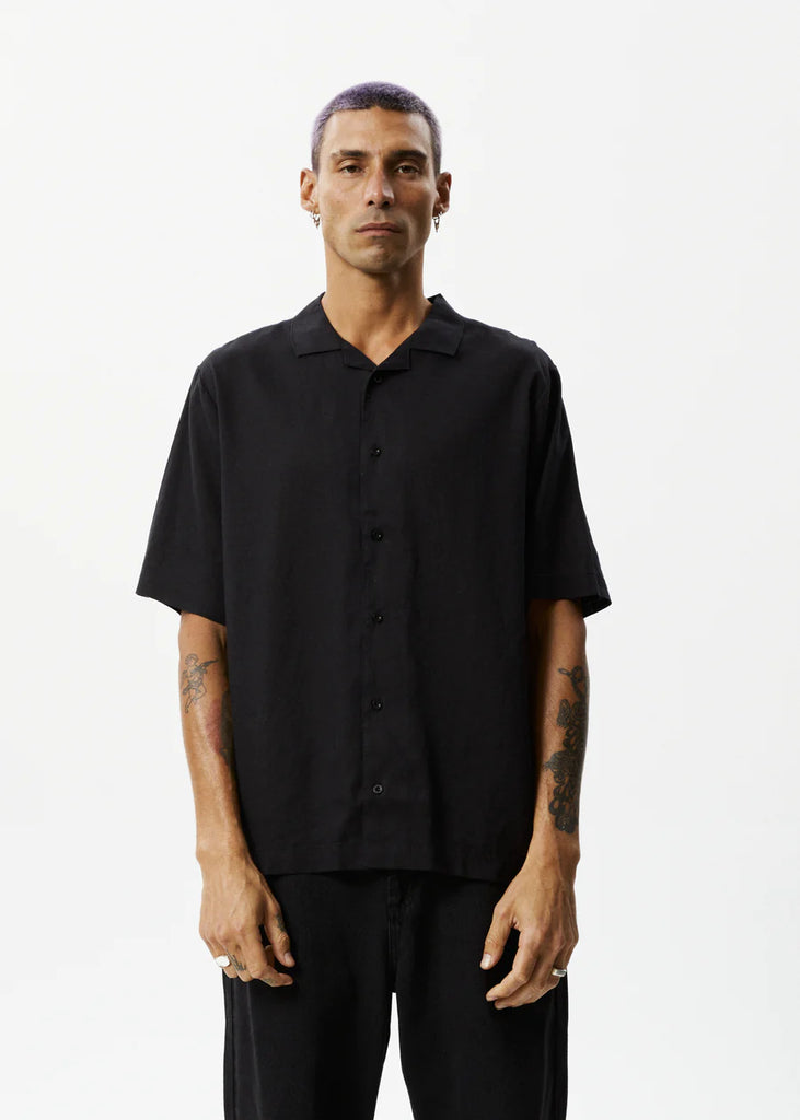 Bless Up Breathable Stretch Shirt - Black Green – Pressure Drop