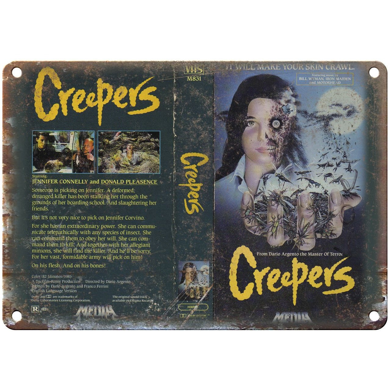 Tin Boxes Video Xxx - Creepers Media Video VHS Box Art 10\