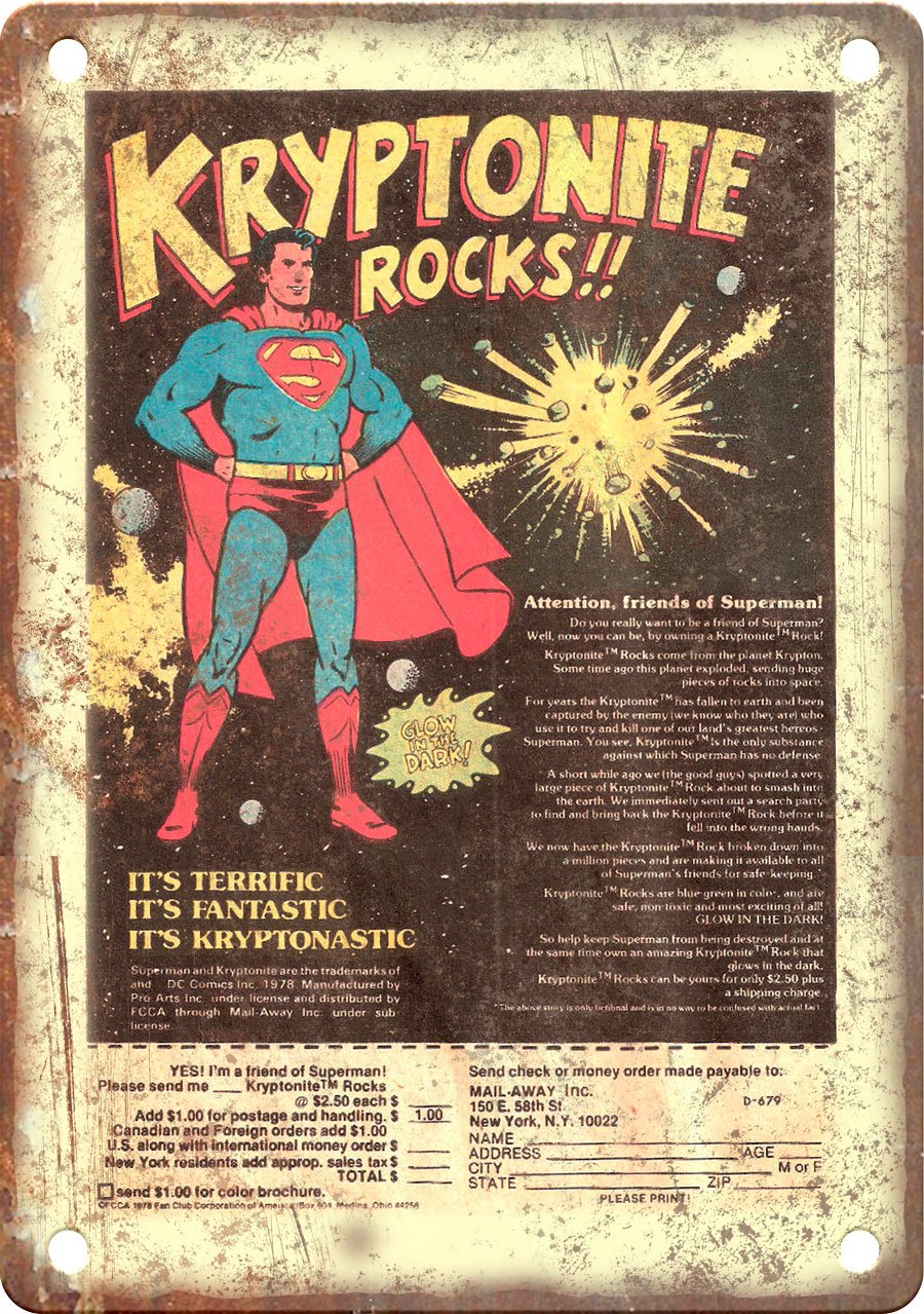 cool kryptonite signs