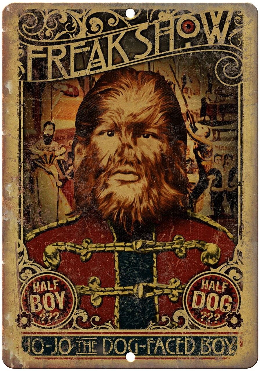 antique freak show poster