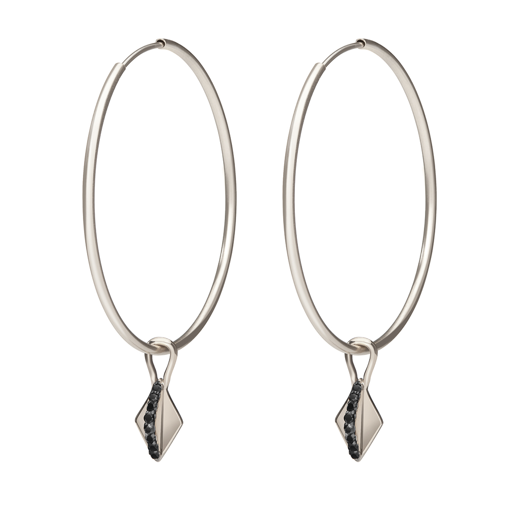 Harlequin Drop Hoops