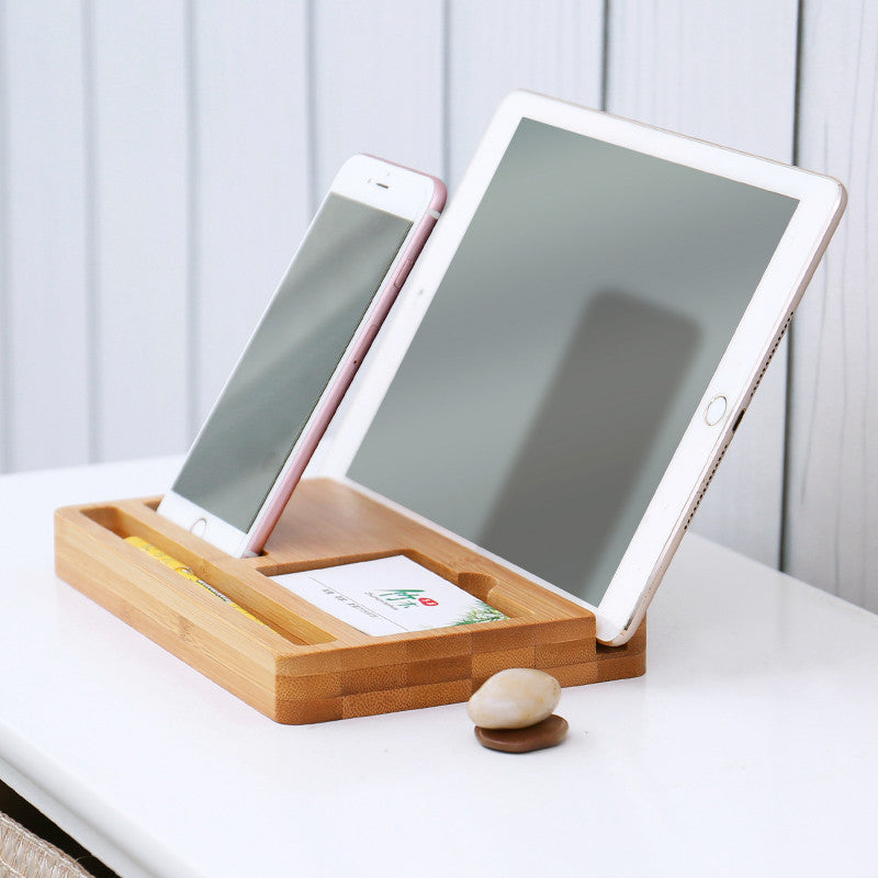 Bamboo Tablet Dock (iPad Stand & Holder)