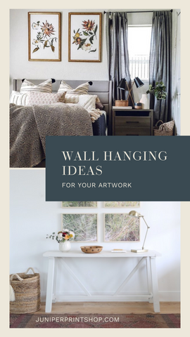 If you are looking for new ideas on how to hang your artwork, check out these 8 tips from Juniper Prints. www.juniperprintshop.com