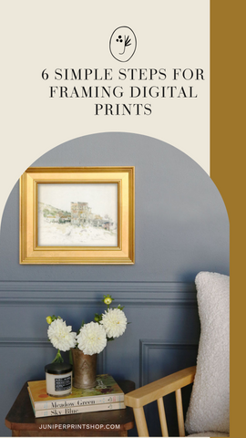 Discover how to print and frame digital downloads from Juniper Prints. www.juniperprintshop.com